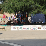 occupyaustin signs on Saturday