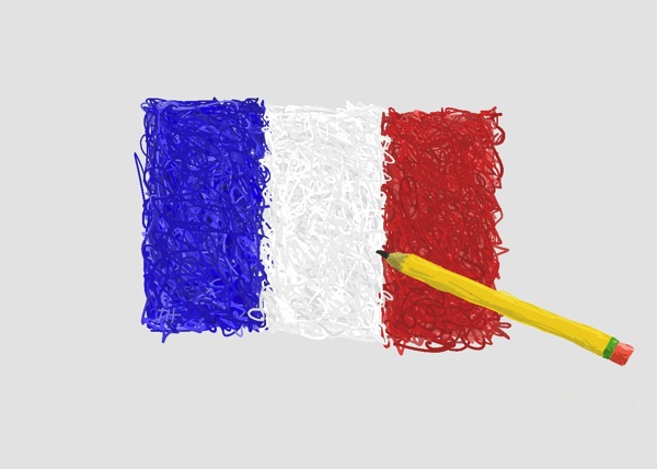 Franceflagpencil